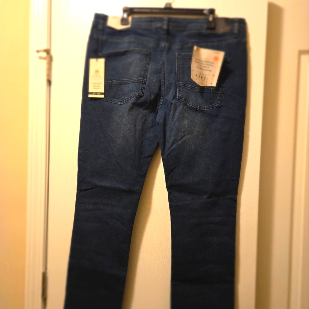 Rebel Denim Jeans - Dark Blue